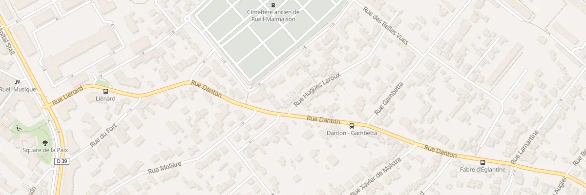 Plan du 5 Rue Hugues Leroux à Rueil-Malmaison