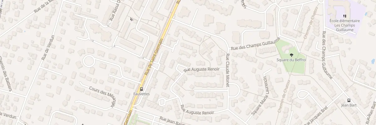 Plan du 9 Rue Auguste Renoir à Cormeilles-en-Parisis