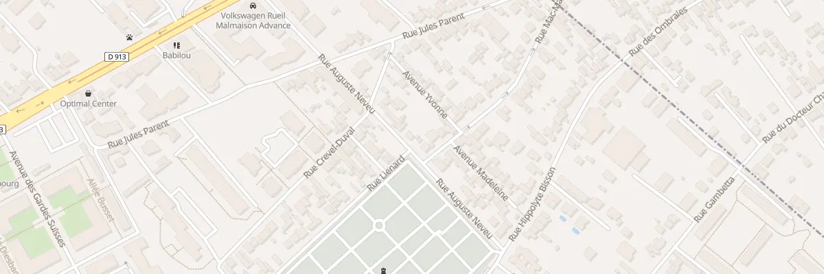 Plan du 43 Rue Auguste Neveu à Rueil-Malmaison