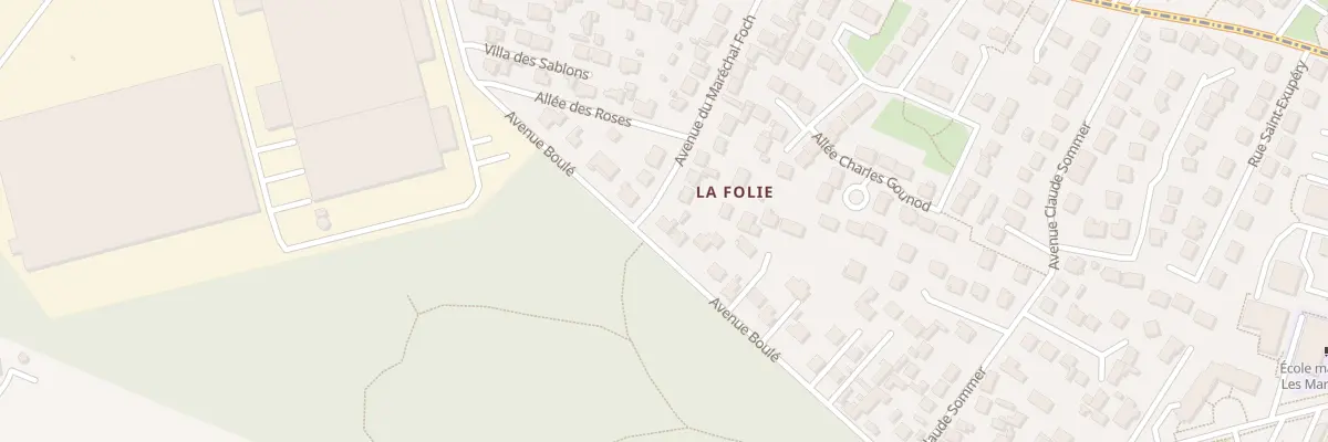 Plan du 18T Av Boulé à Beauchamp