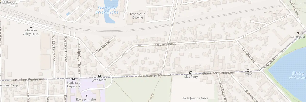 Plan du 20 Rue Lamennais à Chaville