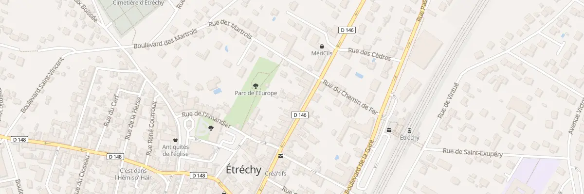 Plan du 10 Rue Grande Rue à Étréchy