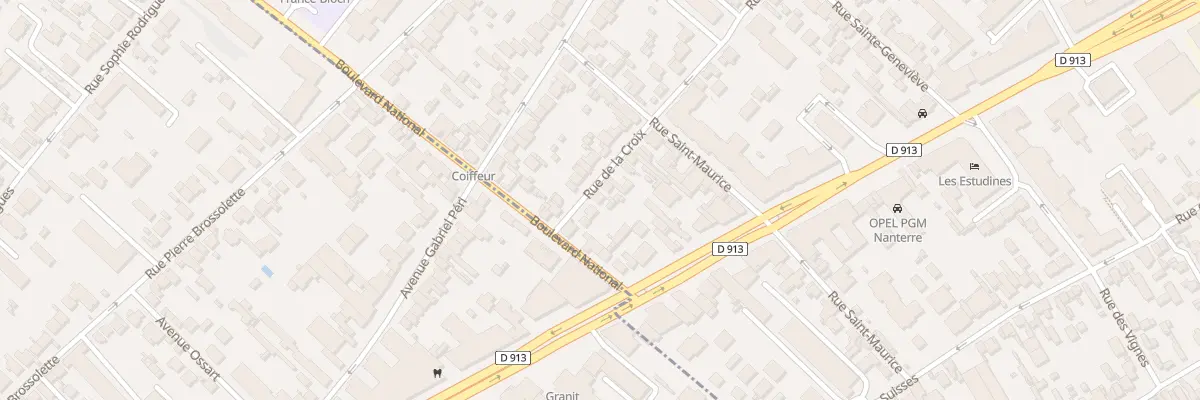 Plan du 75 Rue de la Croix à Nanterre