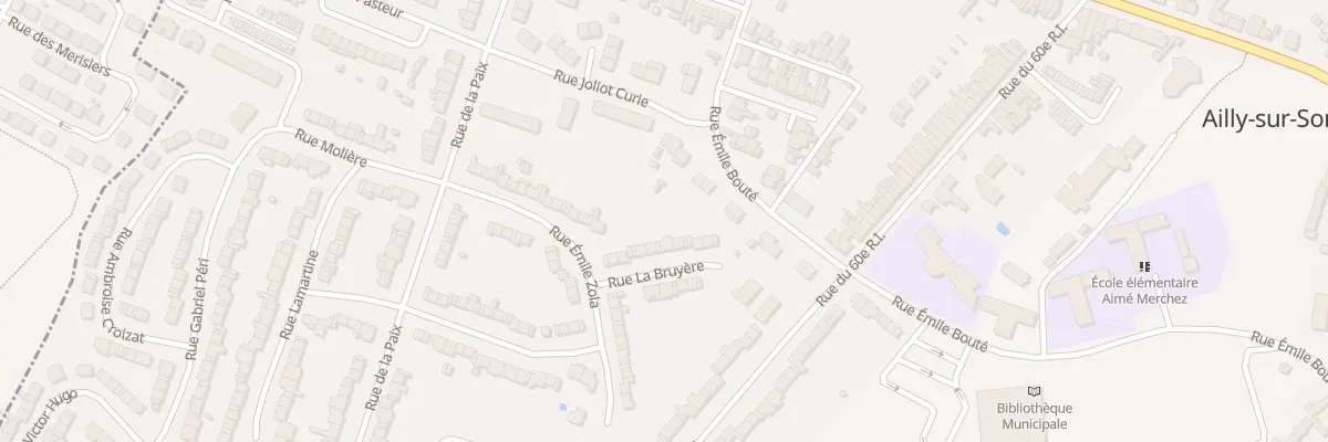 Plan du 10 Rue la Bruyere à Ailly-sur-Somme
