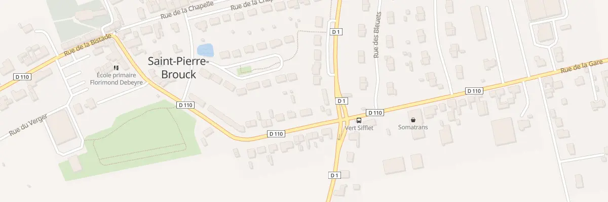 Plan du 371 Rue de la Gare à Saint-Pierre-Brouck