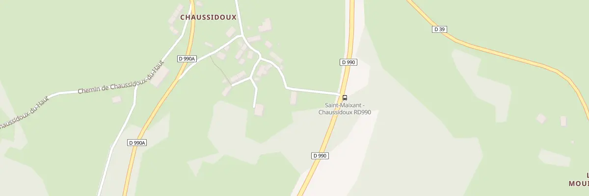 Plan du 285 Che de Chaussidoux Bas à Saint-Maixant