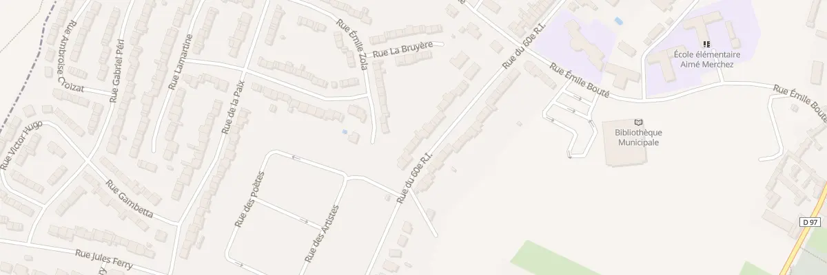 Plan du 83 Rue du 60 Eme R.I. à Ailly-sur-Somme