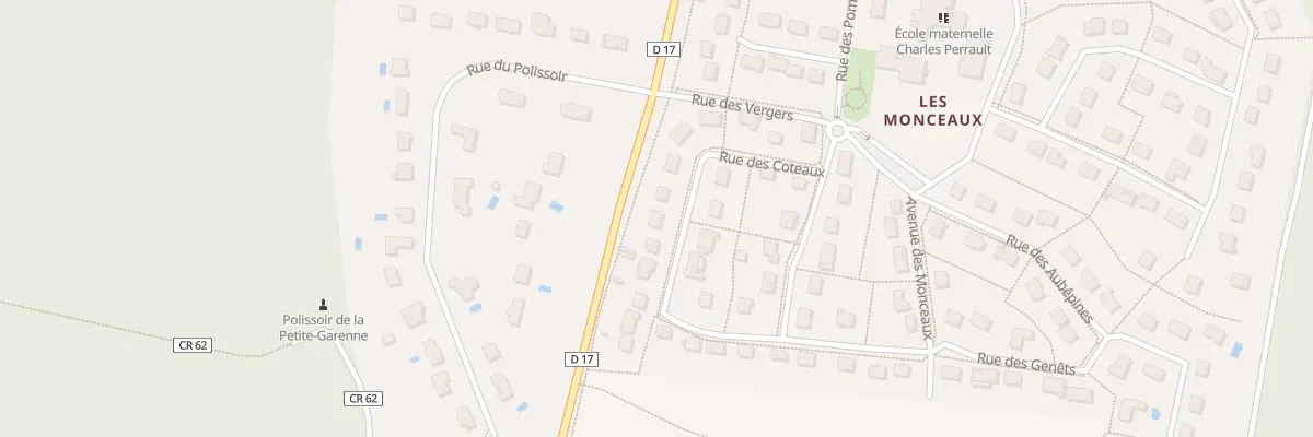 Plan du 16 Rue des Coteaux à Morigny-Champigny