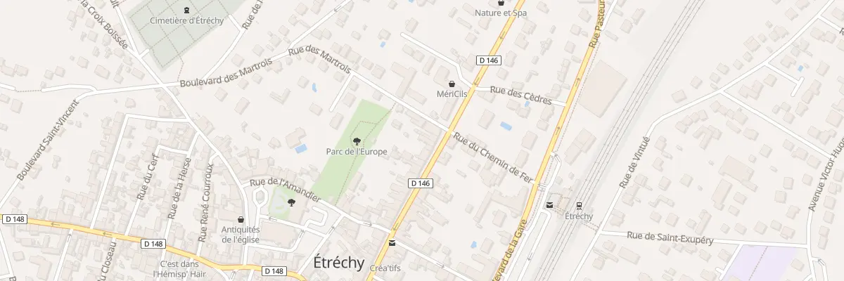 Plan du 6 Rue Grande Rue à Étréchy