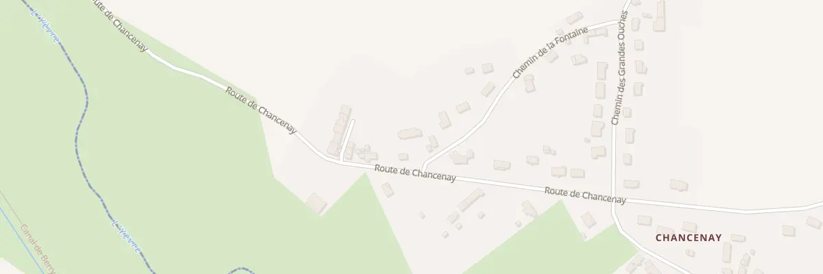 Plan du 1 Chem de la Fontaine à Allouis