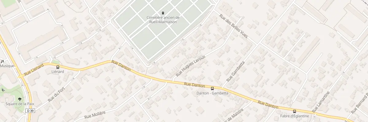 Plan du 15 Rue Hugues Leroux à Rueil-Malmaison