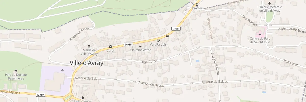 Plan du 46 Rue de Saint-Cloud à Ville-d’Avray
