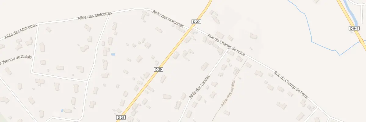 Plan du 29 Rue de Vierzon à Nançay