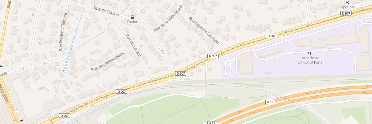 Plan du 96 Bd du Gen de Gaulle à Garches