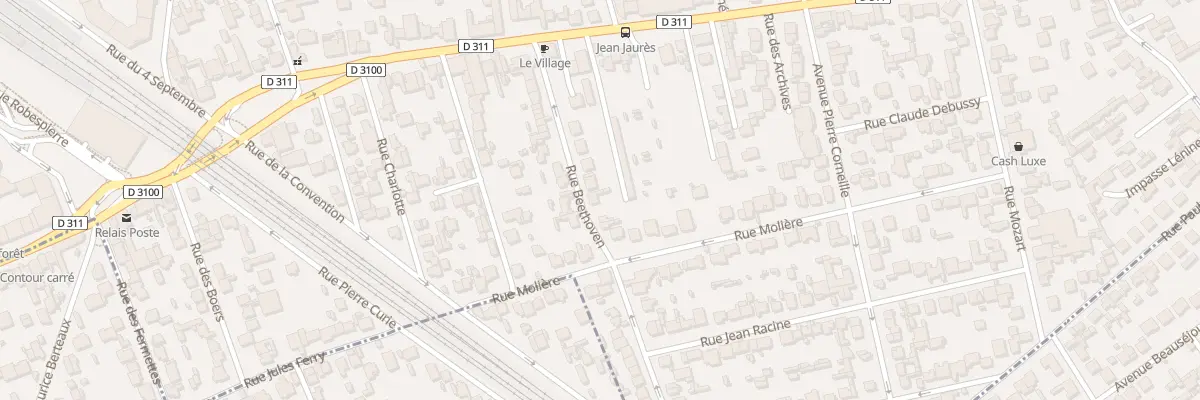 Plan du 9 Rue Beéthoven à Houilles
