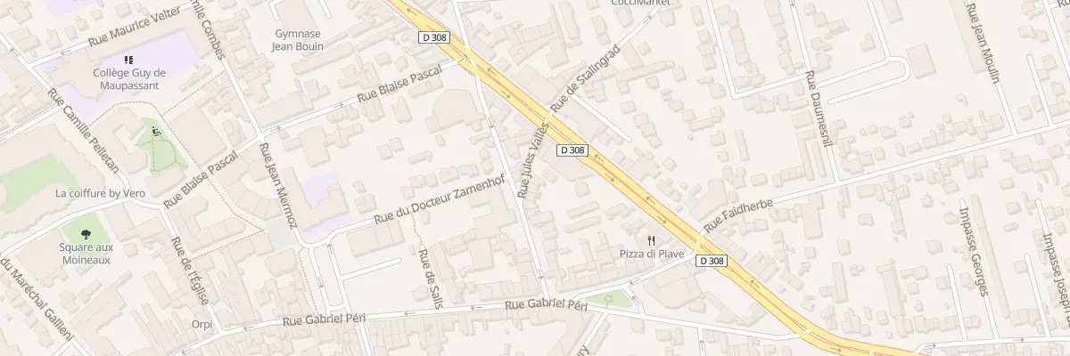 Plan du 6 Rue Jules Valles à Houilles
