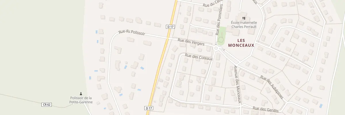 Plan du 12 Rue des Coteaux à Morigny-Champigny