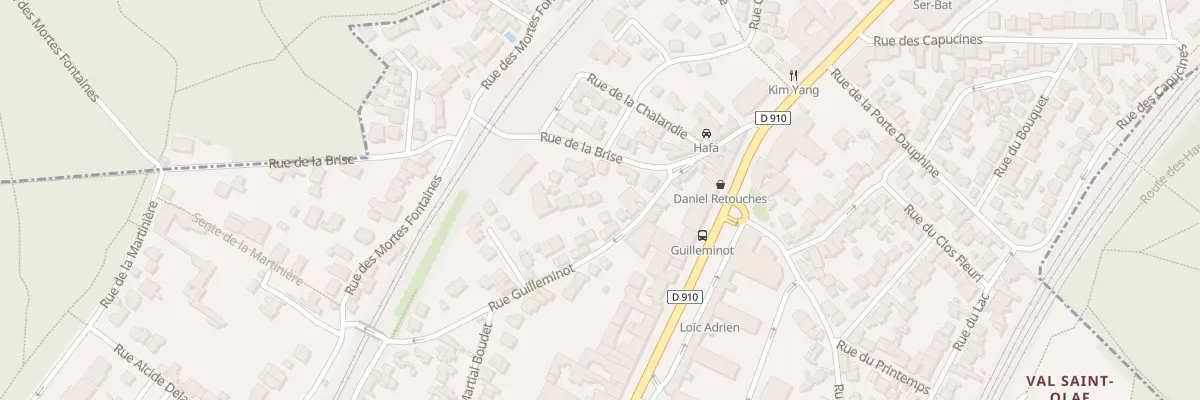 Plan du 14 Rue Guilleminot à Chaville