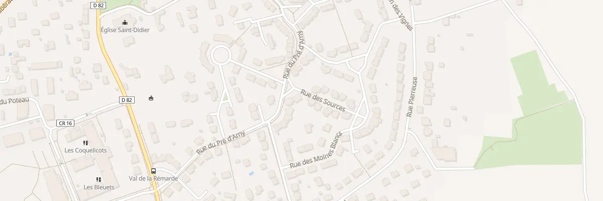Plan du 32 Sen du Pré d’Arny à Bruyères-le-Châtel