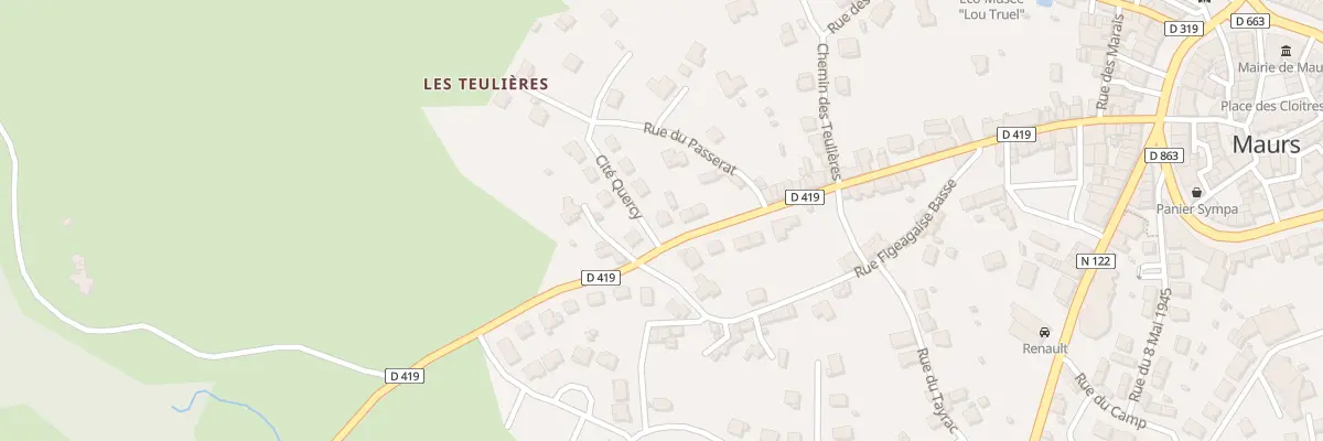 Plan du 66 Rue Figeagaise à Maurs