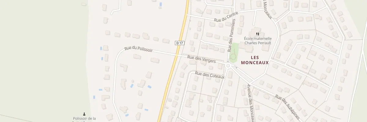 Plan du 10 Rue des Coteaux à Morigny-Champigny