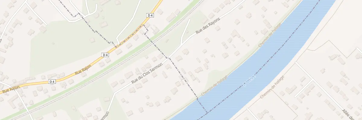 Plan du 135B Rue des Rayons à Butry-sur-Oise