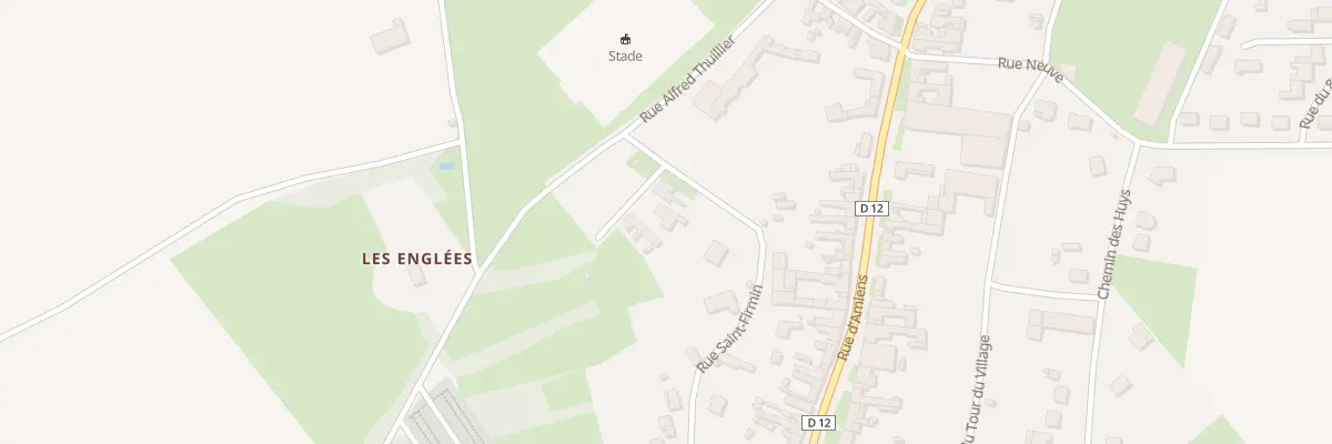 Plan du 261B Rue Alfred Thuillier à Vignacourt