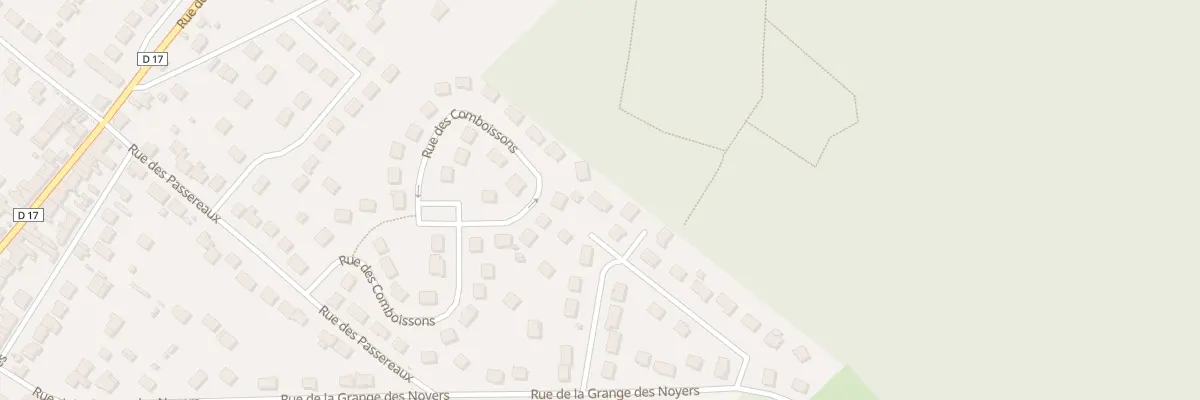 Plan du 4 Imp des Terriers à Morigny-Champigny