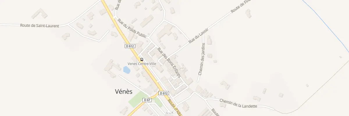 Plan du 5 Rue des Bons Enfants à Vénès
