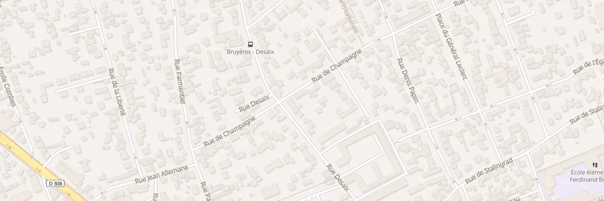 Plan du 42 Rue Desaix à Houilles