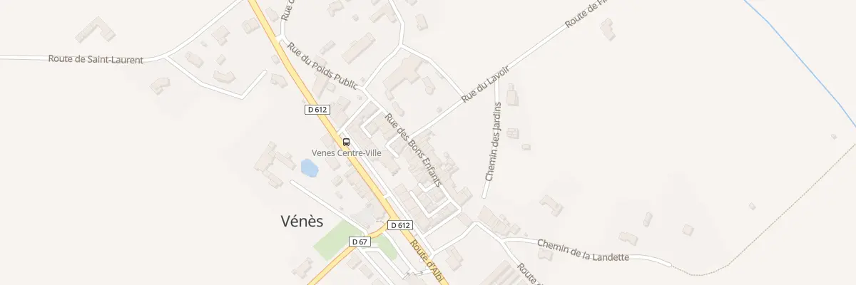 Plan du 7 Rue des Bons Enfants à Vénès