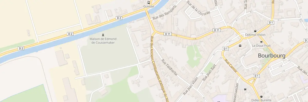 Plan du 41 Rue Faidherbe à Bourbourg