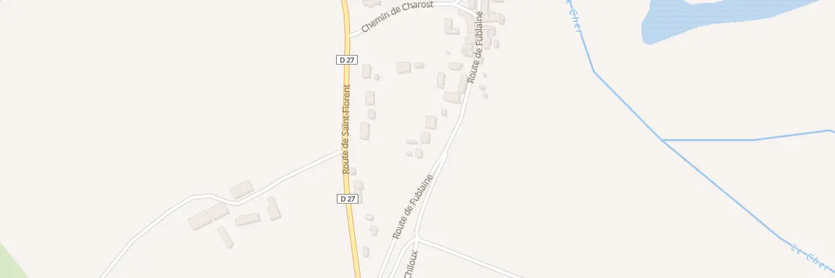 Plan du 42 Rte de Fublaine à Sainte-Thorette