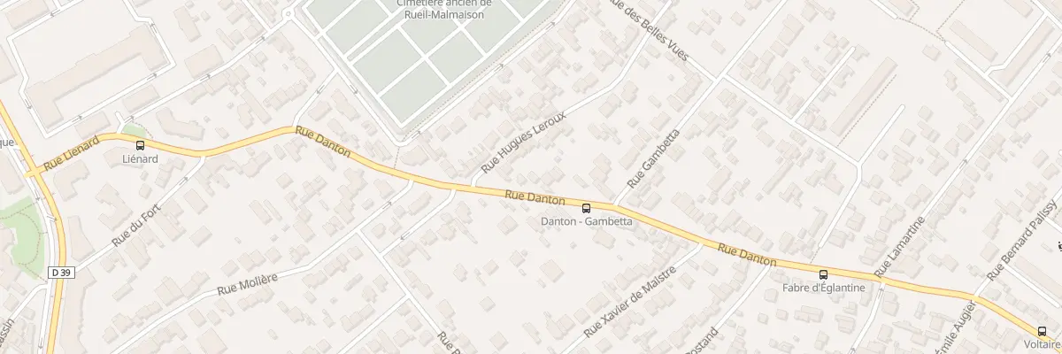 Plan du 39 Rue Danton à Rueil-Malmaison