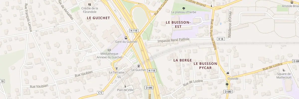 Plan du 14 Rue du Guichet à Orsay
