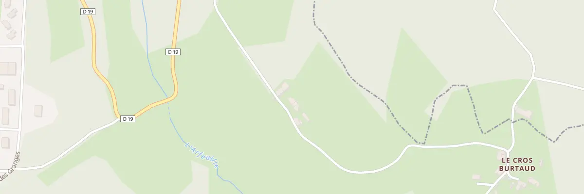 Plan du 2 La Barge à Felletin