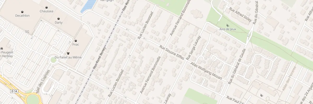 Plan du 13 Rue Simone Eiffes à Montigny-lès-Cormeilles