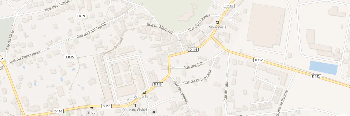 Plan du 35 Rue de la Libération à Bruyères-le-Châtel