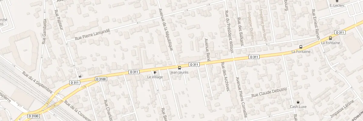 Plan du 45 Bd Jean Jaurès à Houilles