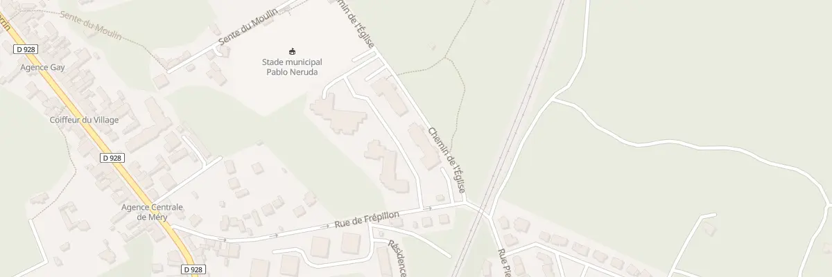 Plan du 8 Che de l’Eglise à Méry-sur-Oise