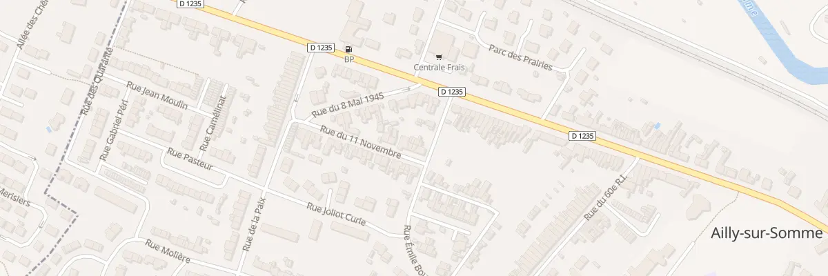 Plan du 5 Rue du Onze Novembre à Ailly-sur-Somme
