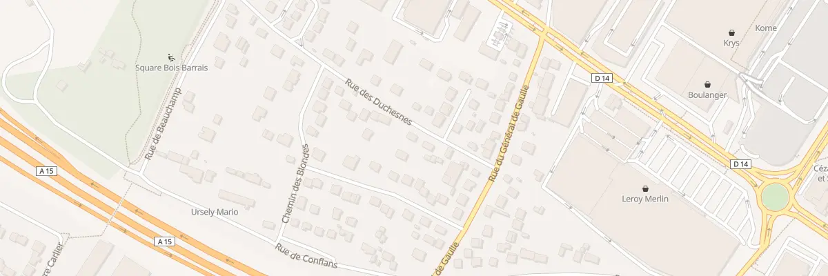 Plan du 9 Rue des Duchesnes à Montigny-lès-Cormeilles