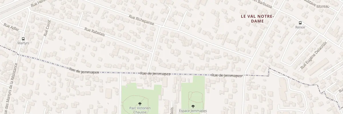 Plan du 61B Rue de Jemmapes à Sartrouville