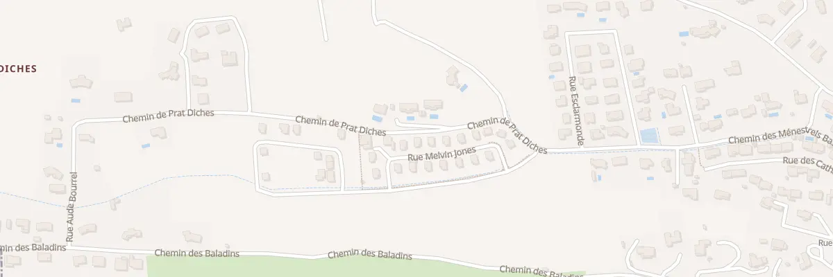 Plan du 16 Rue Melvin Jones à Limoux