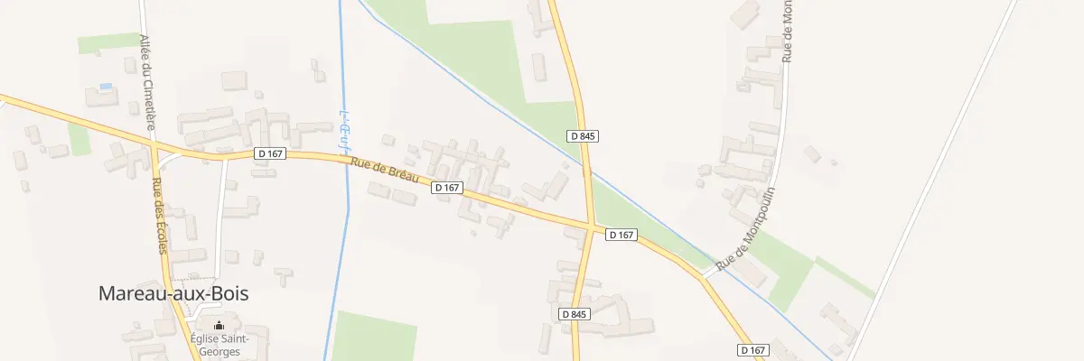 Plan du 33 Rue du Breau à Mareau-aux-Bois