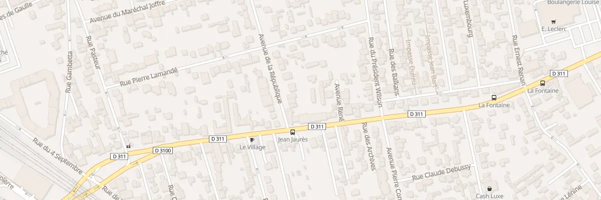 Plan du 55 Av de la République à Houilles