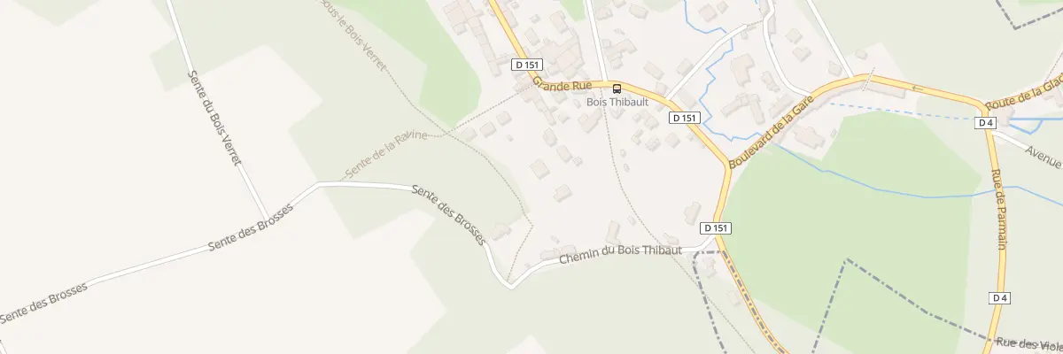 Plan du 6 Che sous le Bois Thibault à Valmondois