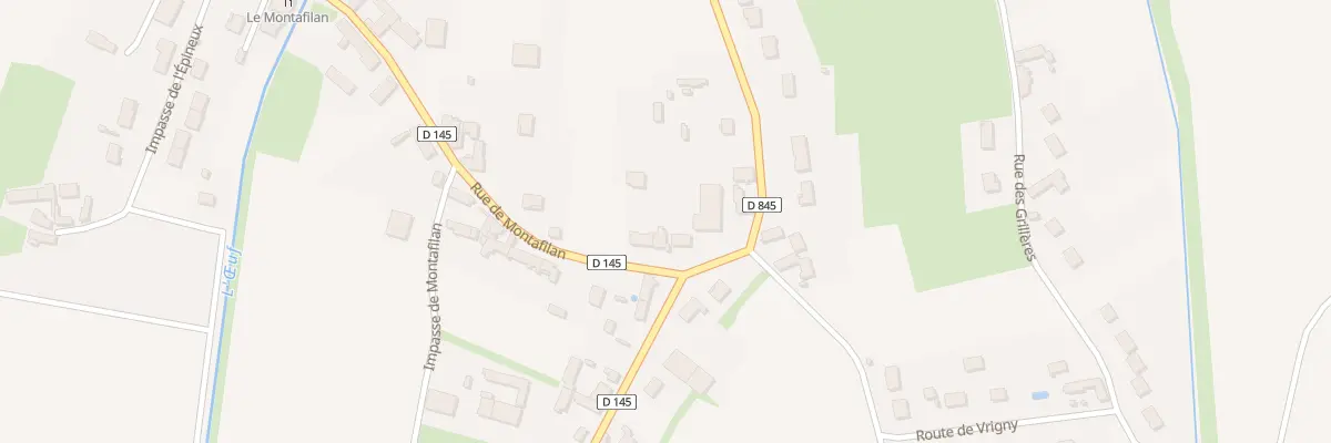 Plan du 25 Rue de Montafilan à Mareau-aux-Bois