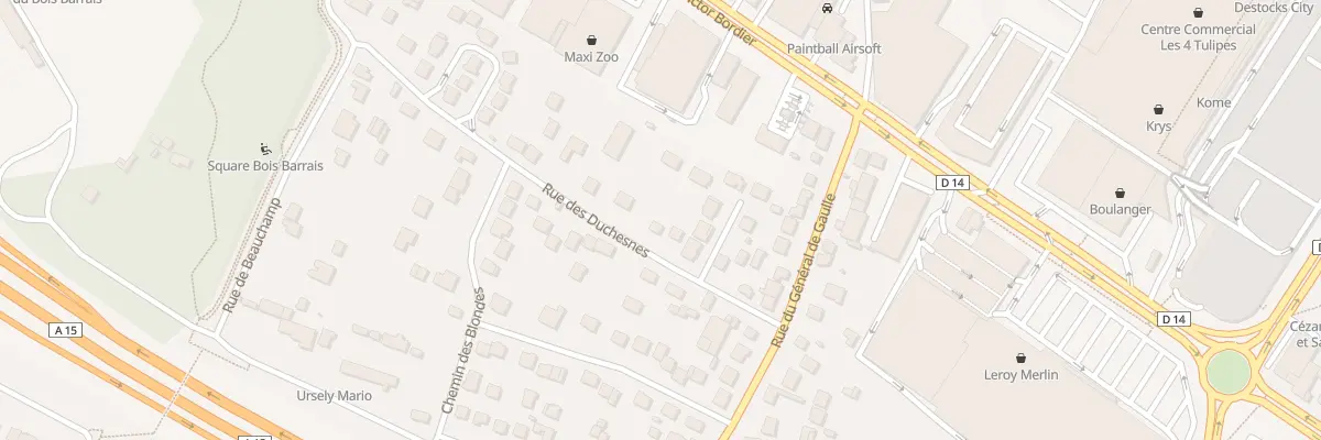 Plan du 12 Rue des Duchesnes à Montigny-lès-Cormeilles