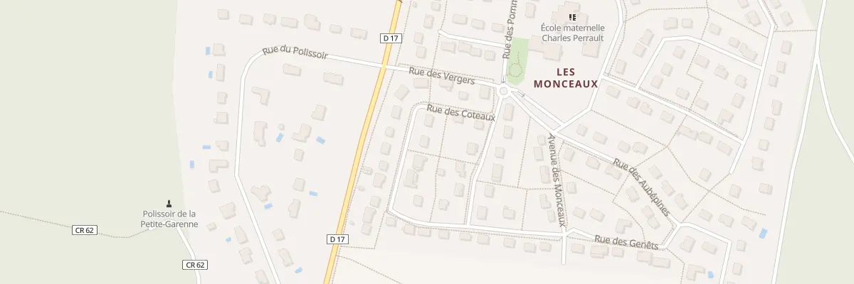 Plan du 7 Rue des Coteaux à Morigny-Champigny
